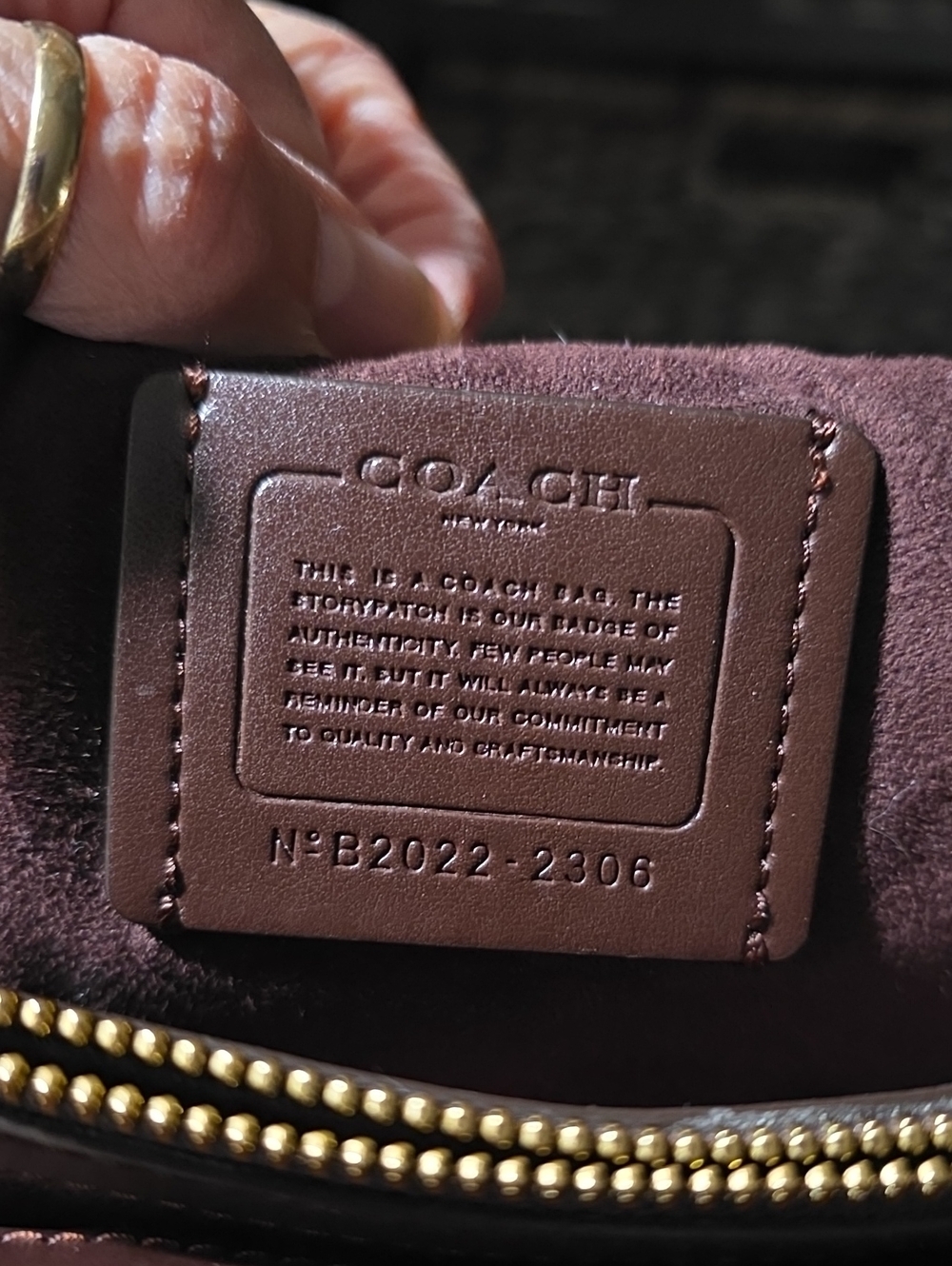 Coach Pink Leather & Signature Canvas Satchel with Butterfly Accents - Picture 12 of 12